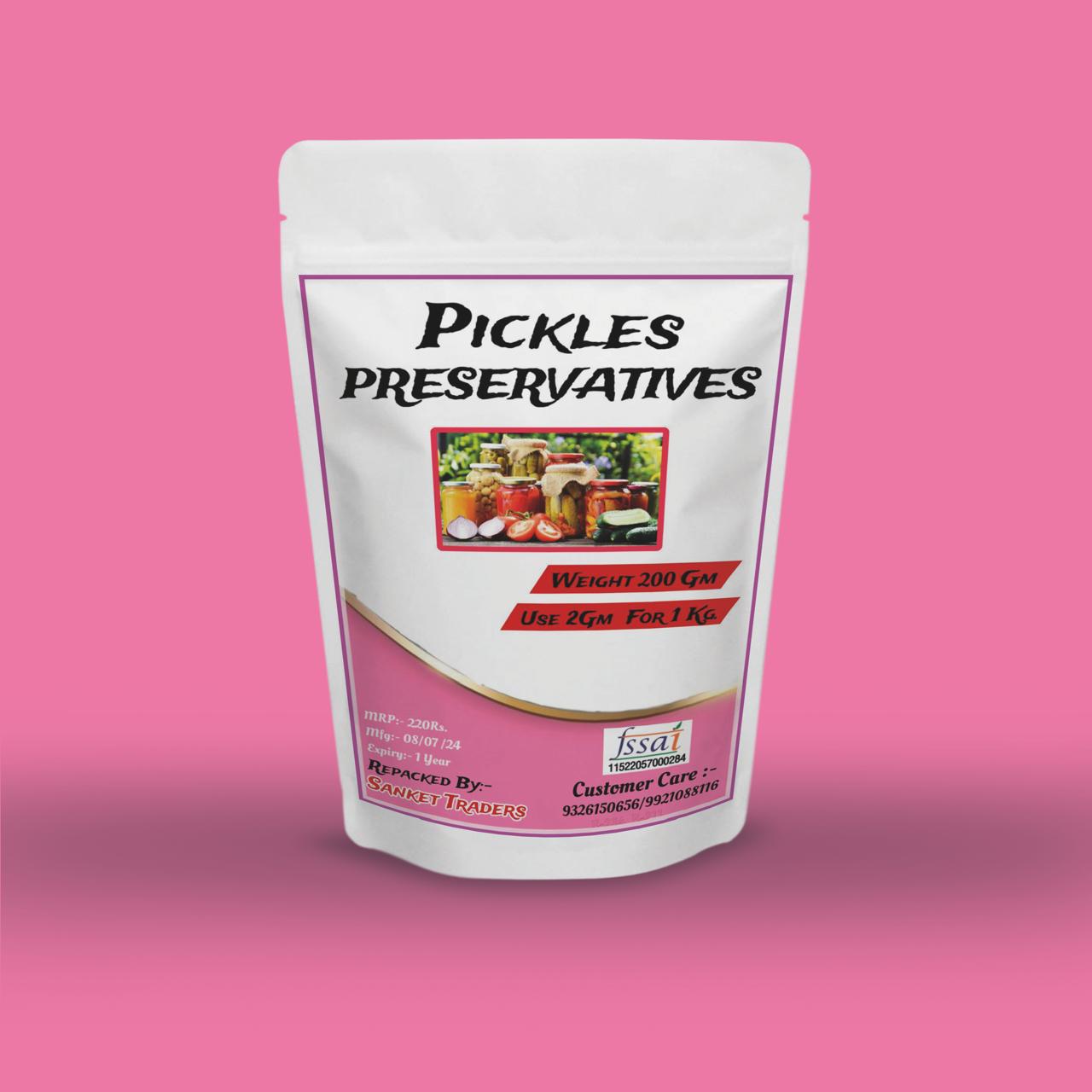 Pickles Preservatives — Sanket Traders Food Chemicals & Food Preservatives