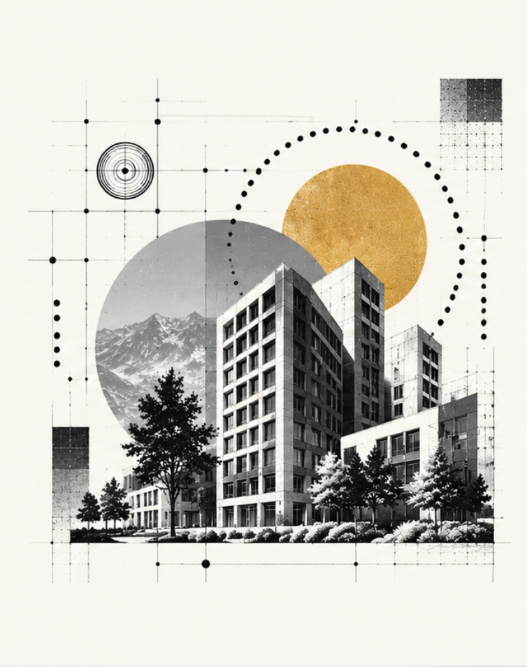 Business buildings